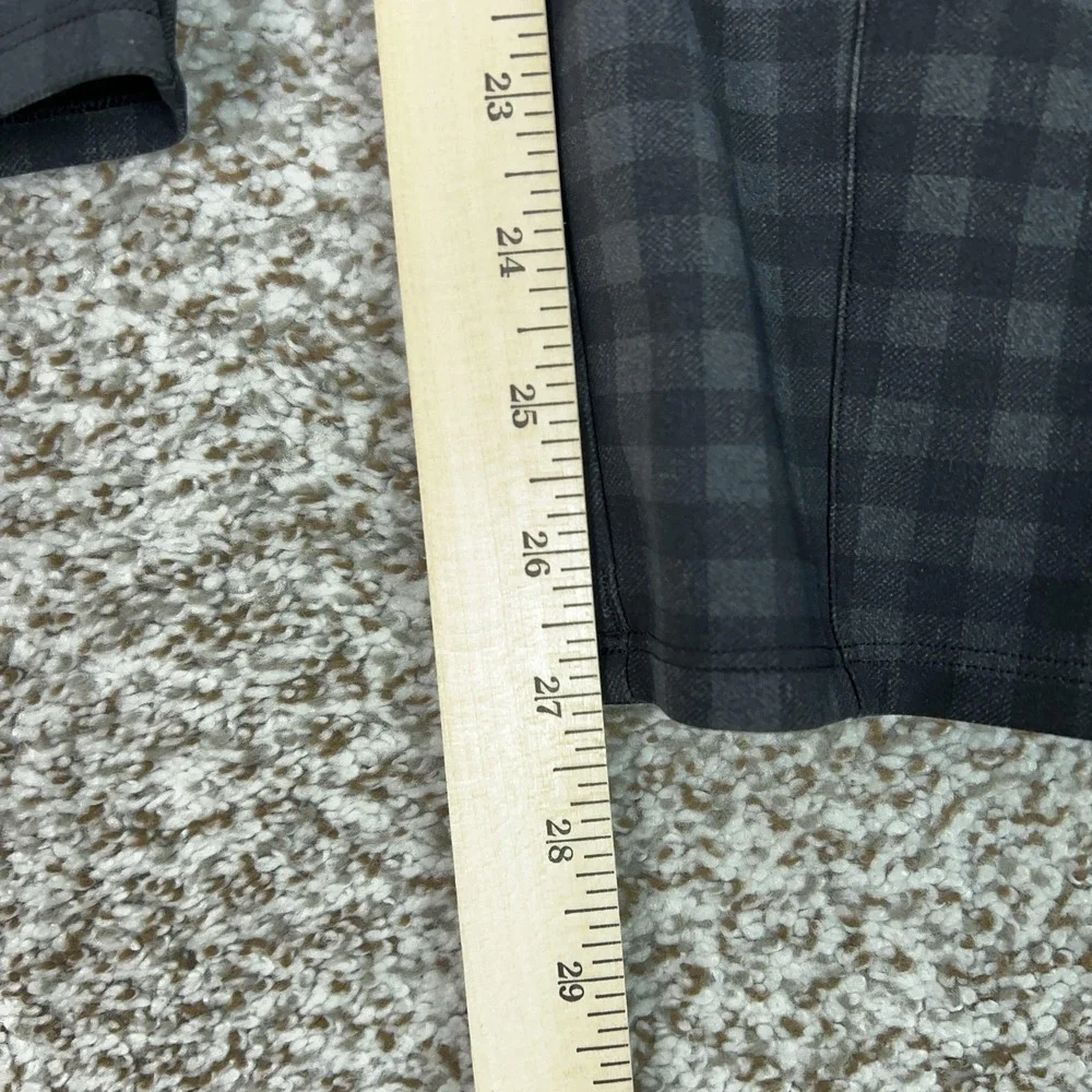 Lululemon Pants Womens 8 Gray Check High‎ Rise Here to There Crop Career Office